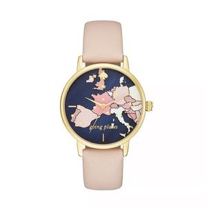 KATE SPADE VACHETTA LEATHER WATCH $198